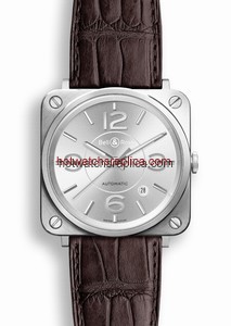 Bell & Ross BR S Officer Silver (BRS92SISTSCR)