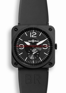 Bell & Ross BR S Matte Black Ceramic (BRSBLCMATSRB)