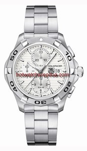 TAG Heuer Aquaracer Calibre 16 Chronograph Silver Bracelet (CAP2111B.A0833)