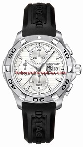TAG Heuer Aquaracer Calibre 16 Chronograph Silver Rubber (CAP2111.FT6028)