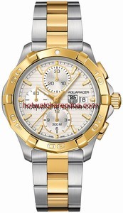 TAG Heuer Aquaracer Calibre 16 Chronograph Two Tone Bracelet (CAP2120.BB0834)