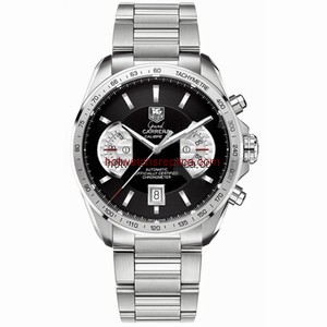 TAG Heuer Grand Carrera Calibre 17 RS Chronograph Black / Bracelet (CAV511A.BA0902)