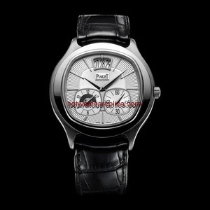 Piaget Emperador Coussin Dual Time Zone White Gold (G0A32016)
