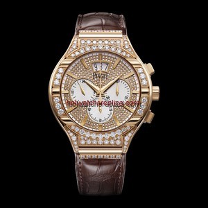 Piaget Polo 43 Chronograph Pink Gold Full Diamond (G0A33039)