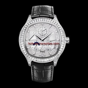 Piaget Emperador Coussin Perpetual Calendar White Gold Full Diamond (G0A35020)