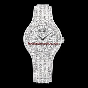 Piaget Polo 29 Quartz White Gold Full Diamond (G0A38029)
