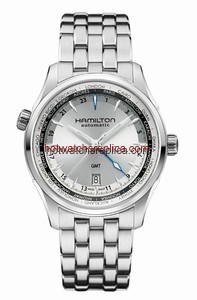 Hamilton Jazzmaster GMT 42mm Silver Dial Bracelet (H32605151)