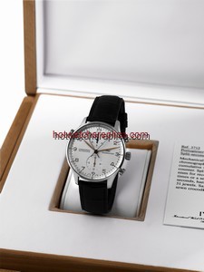 IWC Portuguese Chrono-Rattrapante Black Alligator (IW3712-02)