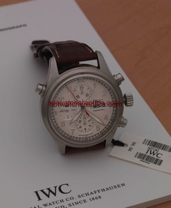 IWC Pilot's Watch Doppelchronograph Spitfire English Alligator (IW3713-43)