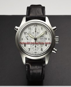 IWC Pilot's Watch Doppelchronograph Spitfire French Alligator (IW3713-44)