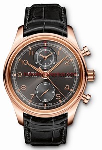 IWC Portuguese Chronograph Classic Red Gold / Ardoise (IW3904-05)