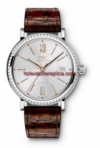 IWC Portofino Midsize Automatic Silver / Diamonds (IW4581-03)