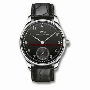 IWC Portuguese Hand-Wound Black (IW5454-07)