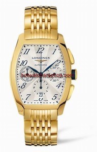 Longines Evidenza Chronograph Yellow Gold Bracelet (L2.643.6.73.6)