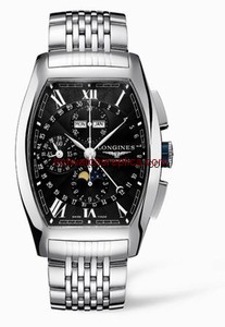 Longines Evidenza Chronograph Calendar Black Bracelet (L2.688.4.58.6)