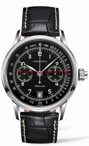 Longines Heritage Column Wheel Single Push Piece Chronograph Black (L2.800.4.53.0)