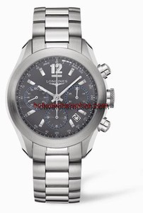 Longines GrandeVitesse Chronograph Grey Bracelet (L3.635.4.06.6)