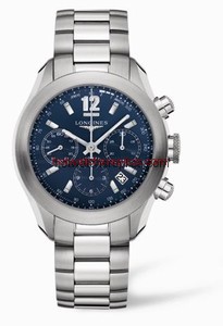 Longines GrandeVitesse Chronograph Blue Bracelet (L3.635.4.96.6)