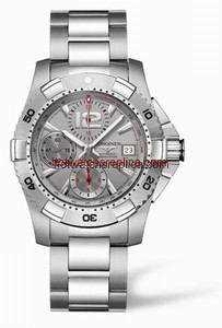 Longines Hydroconquest Chronograph Tachymeter Silver (L3.651.4.76.6)