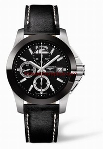 Longines Conquest Chronograph Ceramic Leather (L3.661.4.56.0)