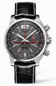 Longines Admiral Chronograph Grey Leather (L3.666.4.79.2)