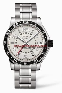 Longines Admiral GMT Ivory Bracelet (L3.668.4.76.6)