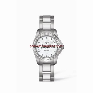 Longines Conquest 29.5 Quartz Stainless Steel Diamond Bezel (L3.258.0.88.6)