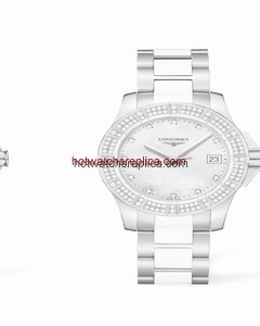 Longines Conquest 35 Quartz Stainless Steel Diamond Bezel (L3.280.0.87.7)