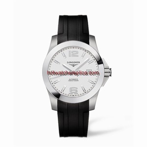 Longines Conquest Automatic 41mm Silver Rubber (L3.658.4.76.2)