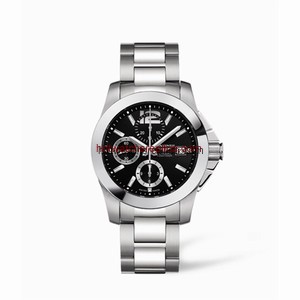 Longines Conquest Chronograph Black Bracelet (L3.662.4.56.6)