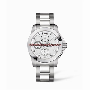 Longines Conquest Chronograph Silver Bracelet (L3.662.4.76.6)