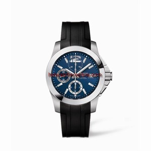 Longines Conquest Chronograph Blue Rubber (L3.662.4.96.2)