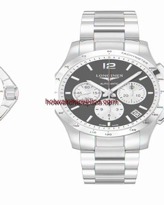 Longines Conquest Chronograph Automatic 44.5mm Black Panda (L3.697.4.96.6)