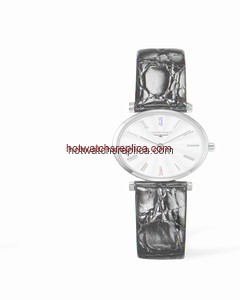 Longines La Grande Classique Quartz 24 Roman Leather Guilloche (L4.209.4.71.2)