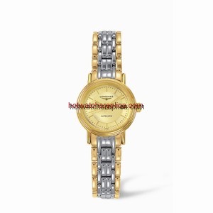 Longines Presence 25.5 Automatic Yellow Stick Yellow Bracelet Two Tone (L4.221.2.42.7)