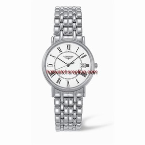Longines Presence 33 Quartz Stainless Steel Roman Bracelet (L4.720.4.11.6)