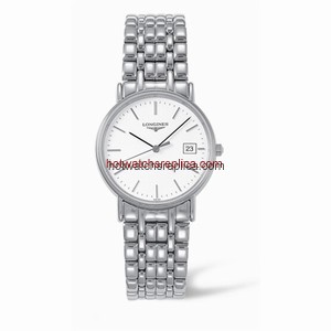Longines Presence 33 Quartz Stainless Steel Bracelet (L4.720.4.12.6)