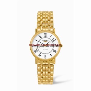 Longines Presence 34.5 Automatic Yellow Roman Bracelet (L4.721.2.11.8)