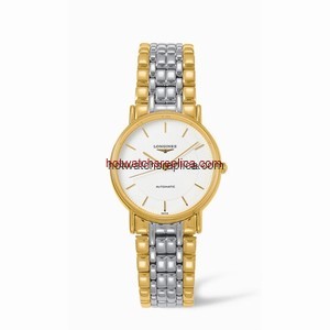 Longines Presence 34.5 Automatic Yellow Stick Bracelet Two Tone (L4.721.2.18.7)