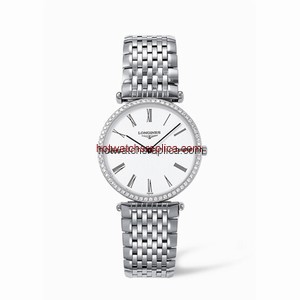 Longines La Grande Classique 33 Quartz Diamond Bezel Roman (L4.741.0.11.6)