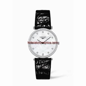 Longines La Grande Classique 33 Quartz Diamond Bezel MOP (L4.741.0.80.2)