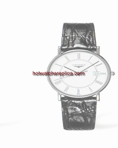 Longines Presence 33.5 Quartz Gold Crocodile (L4.743.6.11.0)