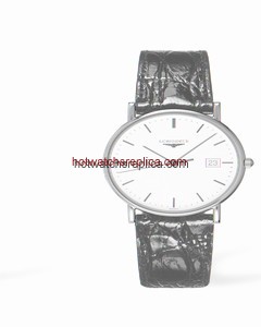 Longines Presence 33.5 Quartz Gold Crocodile (L4.743.6.12.0)