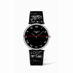 Longines La Grande Classique 37 Quartz Diamond Bezel Black (L4.770.0.51.4)