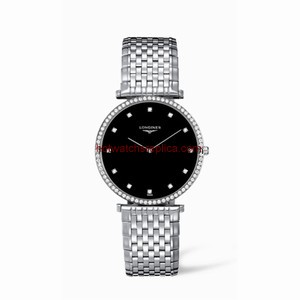 Longines La Grande Classique 37 Quartz Diamond Beze Black Diamondl (L4.770.0.58.6)