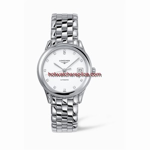 Longines Flagship 35.6 Automatic Stainless Steel White Diamond (L4.774.4.27.6)