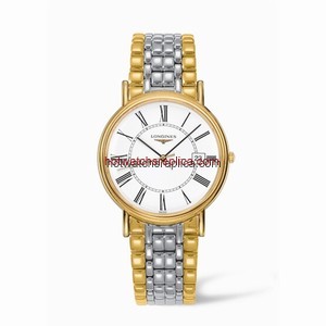 Longines Presence 38.5 Quartz Yellow Roman Bracelet Two Tone (L4.790.2.11.7)