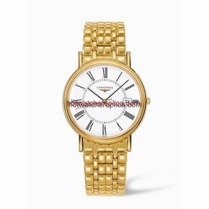 Longines Presence 38.5 Quartz Yellow Roman Bracelet (L4.790.2.11.8)