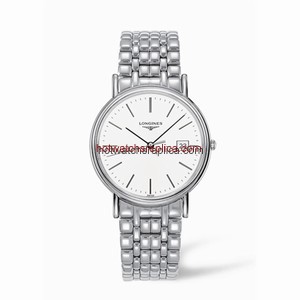 Longines Presence 38.5 Quartz Stainless Steel Stick Bracelet (L4.790.4.12.6)