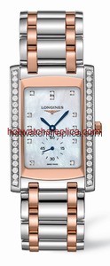 Longines DolceVita 22 Quartz Two Tone Pink Diamond (L5.655.5.89.7)